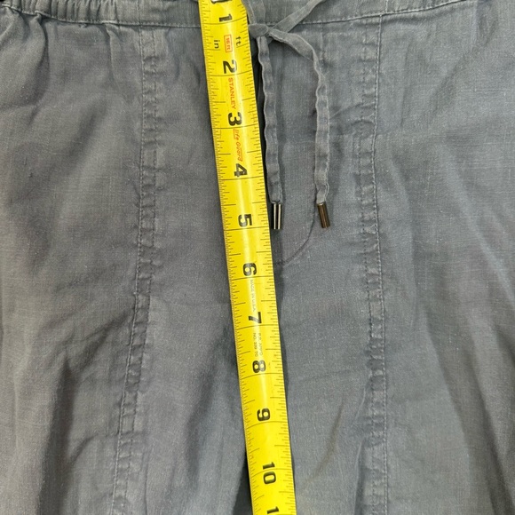 Vince NEW Linen Cotton Pants Pockets Elastic Waist Drawstring Minimalist Casual - Picture 12 of 14